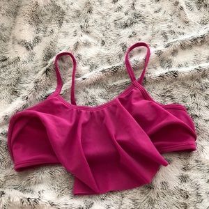 Pink Ruffled Bathing suit Top from set Old Navy
